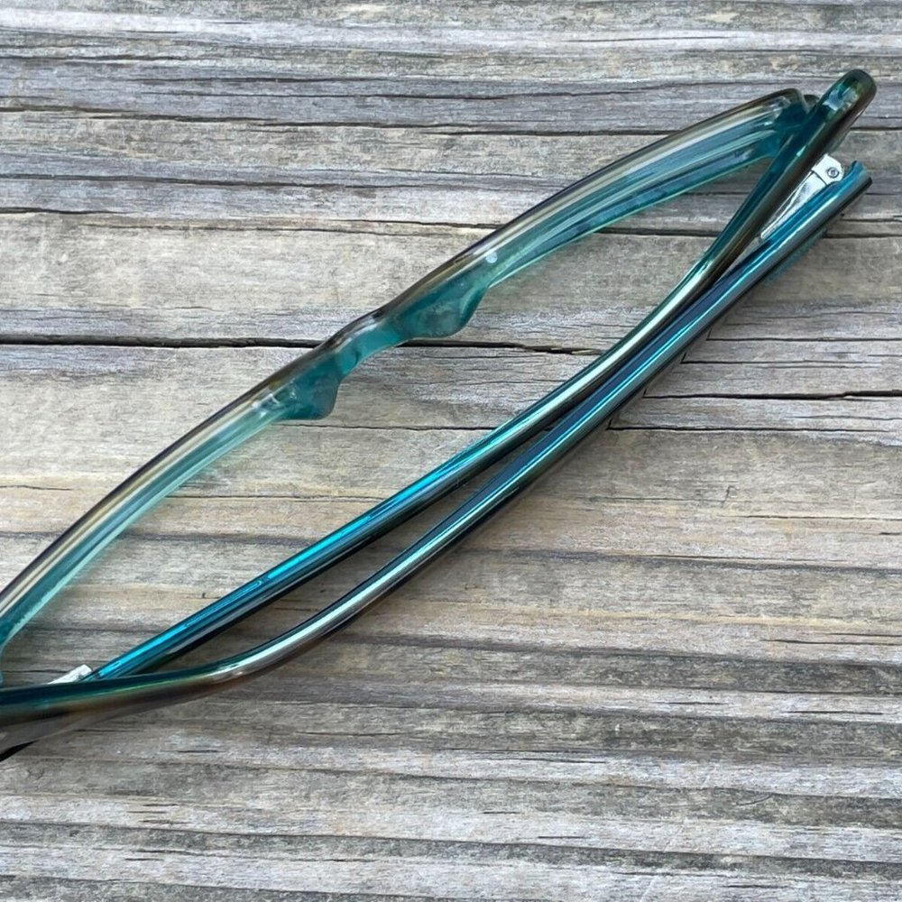 Coach New York Ladies Eyeglasses Frame BROOKLYN Blue Dark Tortoise/Teal 50[]16 - Picture 12 of 12